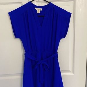 Royal blue dress